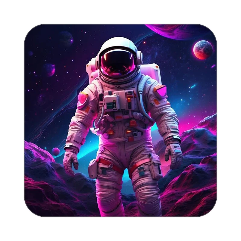 زیر لیوانی کاکتی طرح فضانورد مدل mp45998