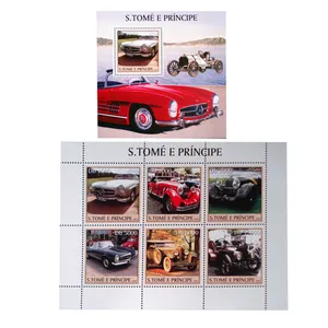 تمبر یادگاری مدل ماشین کد T-140 بسته 7 عددی