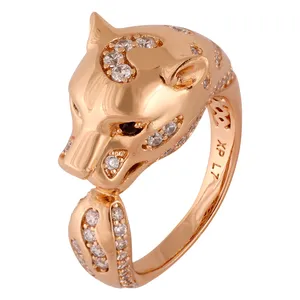 انگشتر زنانه ژوپینگ مدل ببر کد R3510