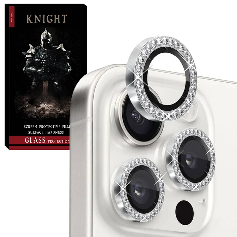 محافظ لنز دوربین فلزی نایت مدل RNG Diamond KT مناسب برای گوشی موبایل اپل iPhone 13 Pro Max