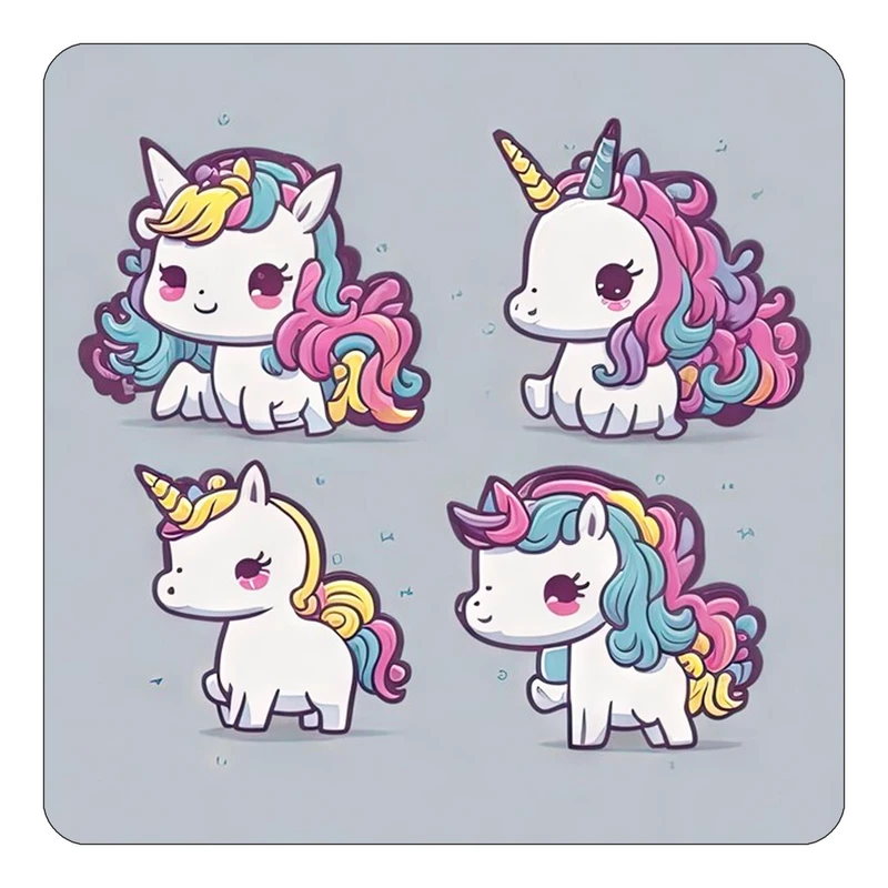 مگنت کاکتی طرح اسب تک شاخ و یونیکورن مدل mp30577