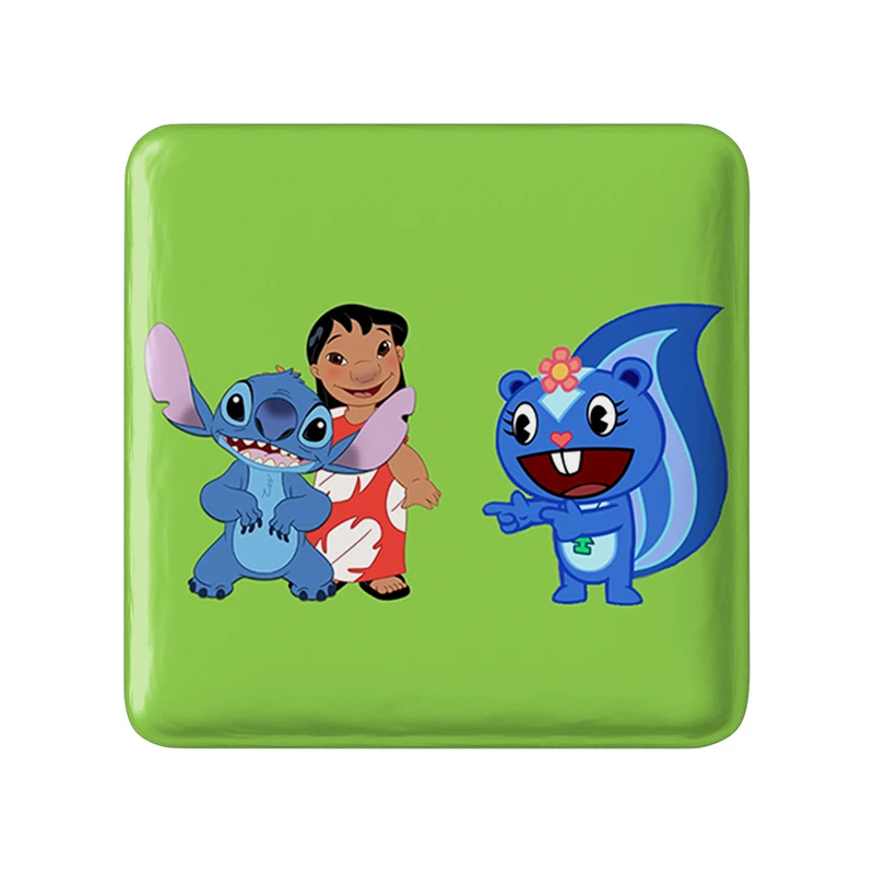 پیکسل خندالو طرح لیلو و استیچ مدل مربعی کد 37187