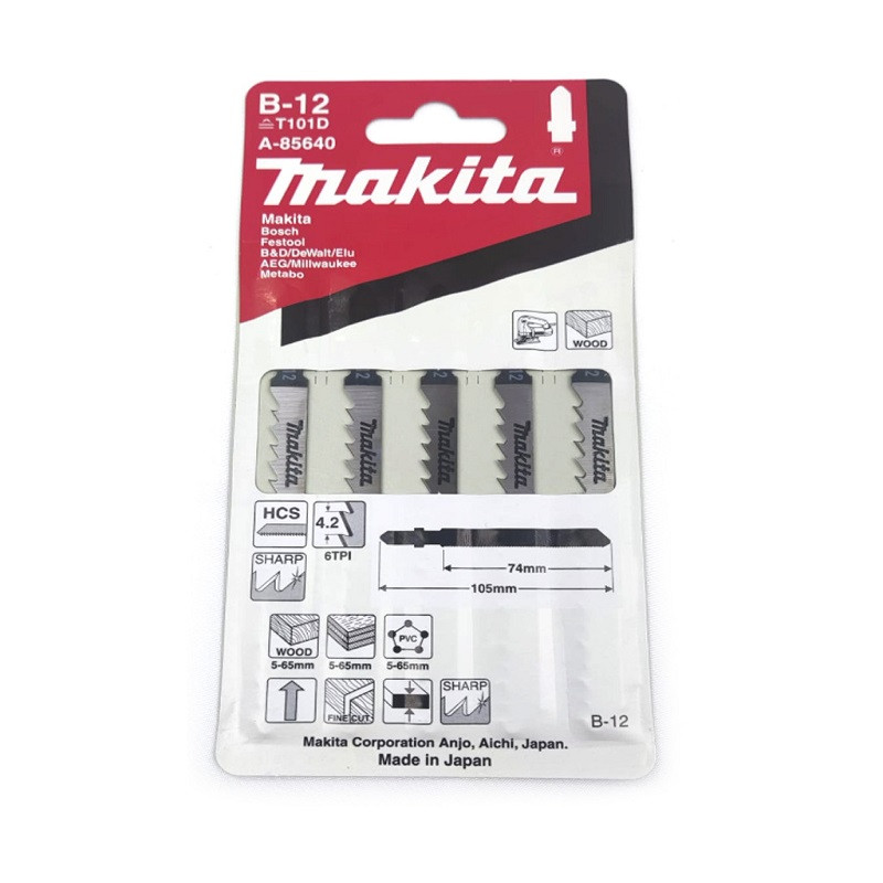 تیغه اره عمودبر ماکیتا مدل A-85640 مجموعه 5 عددی