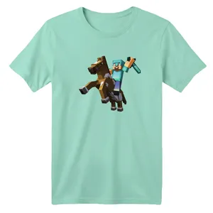 تی شرت آستین کوتاه بچگانه مدل ماینکرفت کد 02