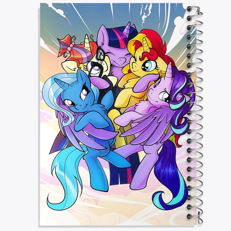 دفتر مشق 100 برگ خندالو طرح اسب پونی کد 24837