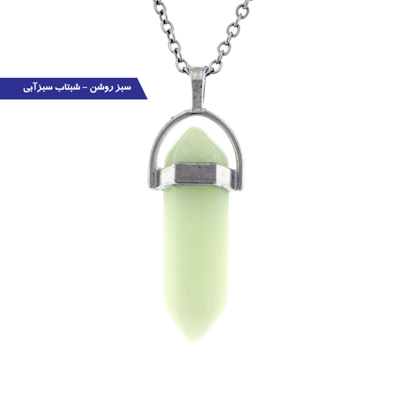 گردنبند برانت طرح شبتاب مدل کریستال سنگی گردنبند برانت طرح شبتاب مدل کریستال سنگی