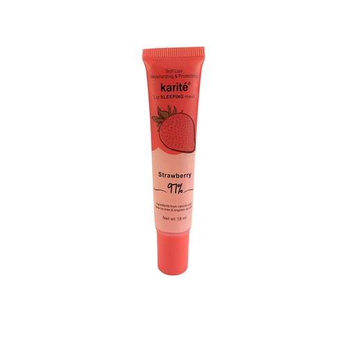 ماسک لب کاریته مدل strawberry حجم 18 میلی لیتر 