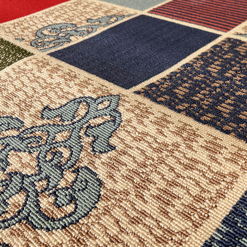 گلیم ماشینی جزیره طرح لاجورد