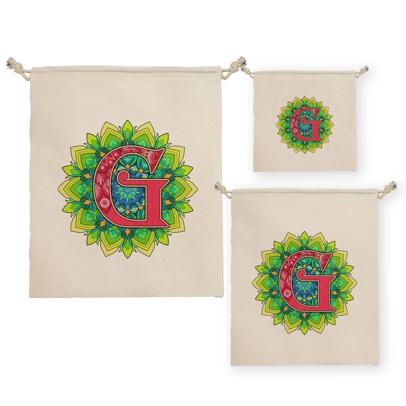 نظم دهنده ترمه طراحان ایده مدل حرف G ماندالا کد cfp2957 مجموعه سه عددی