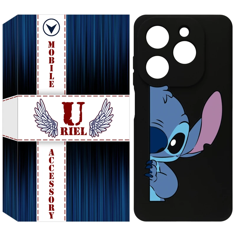 کاور یوریل مدل KSH کد 74 طرح استیچ مناسب برای گوشی موبایل تکنو Spark 20 / Spark Go 2024