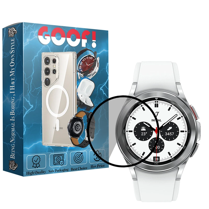 محافظ صفحه نمایش نانو گوف مدل PMMA Protector مناسب برای ساعت هوشمند سامسونگ Galaxy Watch 4 classic 42mm 