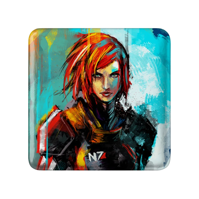 پیکسل خندالو طرح بازی مس افکت (Mass Effect) مدل مربعی کد 31572