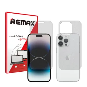 Remax HyMTT model matte screen protector suitable for the Apple iPhone 14 Pro Max mobile phone along with the back protector