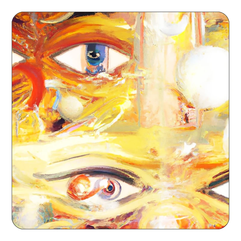 مگنت کاکتی طرح نقاشی رنگ روغن مدل mp69511