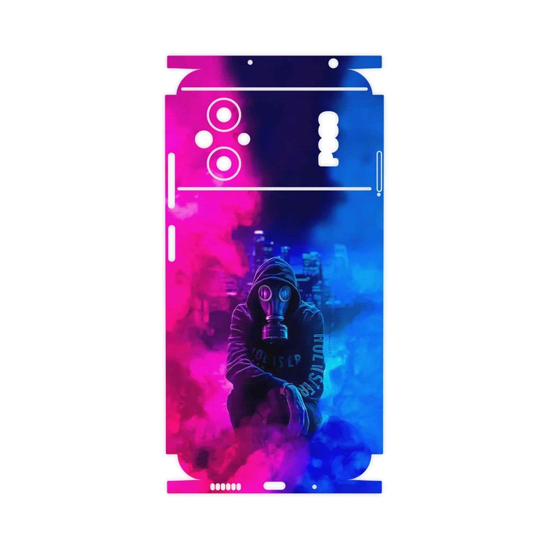 برچسب پوششی ماهوت مدل Smoke Rainbow Digital Art 2-FullSkin مناسب برای گوشی موبایل شیائومی Poco M5