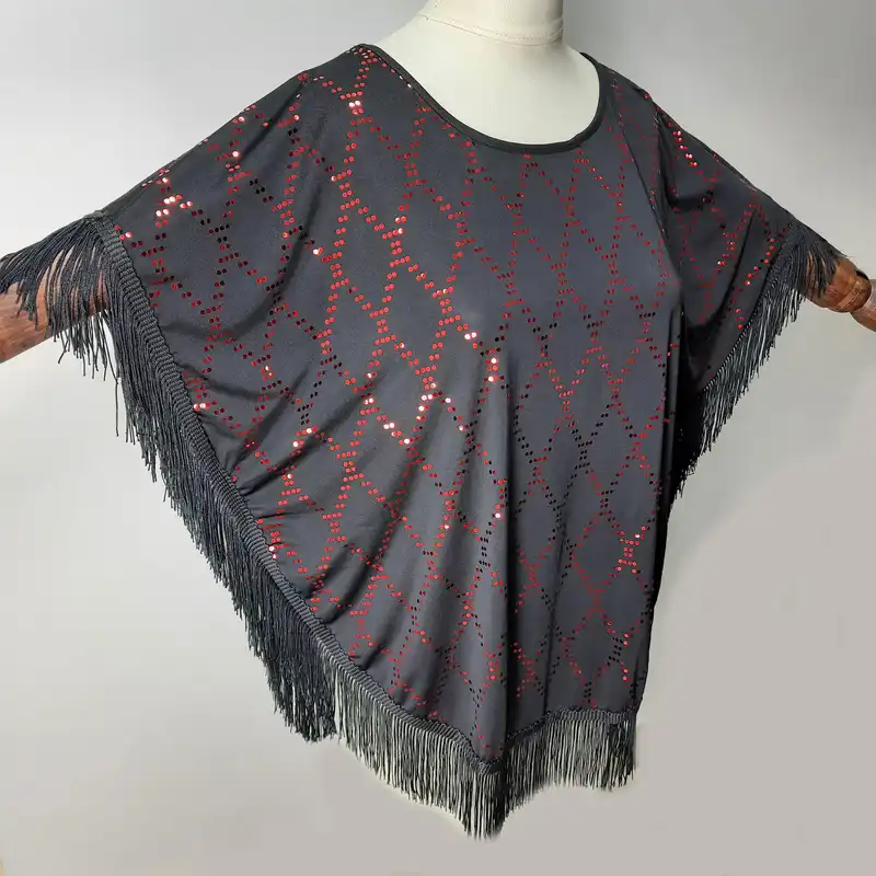 پانچو زنانه مدل 65 رنگ مشکی