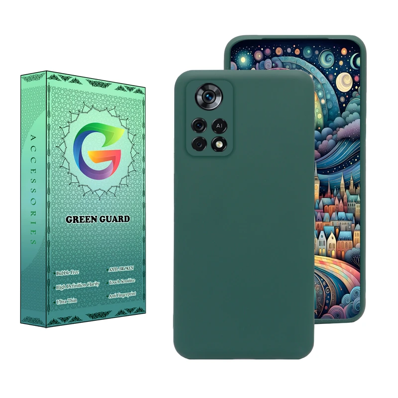 کاور گرین گارد مدل Kygo طرح سیلیکونی مناسب برای گوشی موبایل شیائومی Poco X4 Pro
