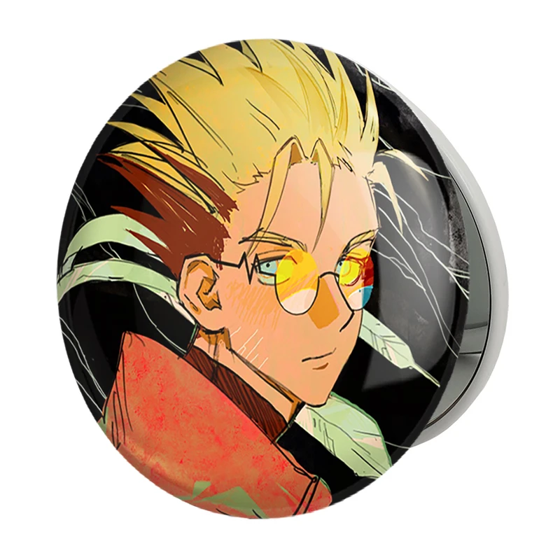 آینه جیبی خندالو طرح وش انیمه تریگان (Trigun) مدل تاشو کد 36240