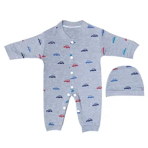 ست سرهمی و کلاه نوزادی مدل ماشین