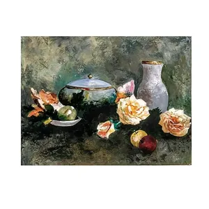 تابلو نقاشی رنگ روغن مدل طبیعت بی جان
