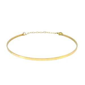 دستبند النگویی طلا کم اجرت 18 عیار زنانه حانیه مدل H801