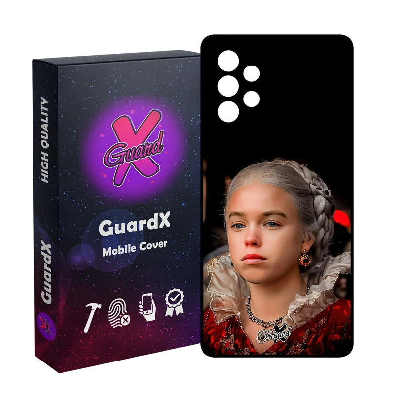 کاور گارد ایکس طرح خاندان اژدها مدل Glass10493 مناسب برای گوشی موبایل سامسونگ galaxy  A32 4G