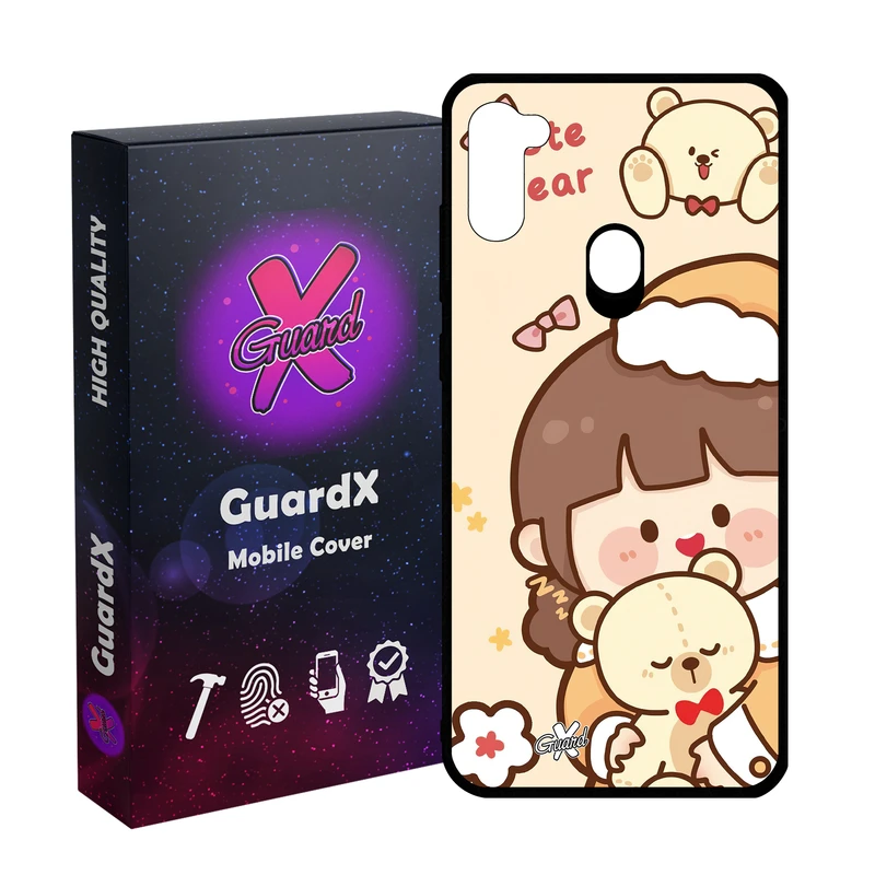 کاور گارد ایکس طرح Girl مدل Glass10524 مناسب برای گوشی موبایل سامسونگ Galaxy A11/M11