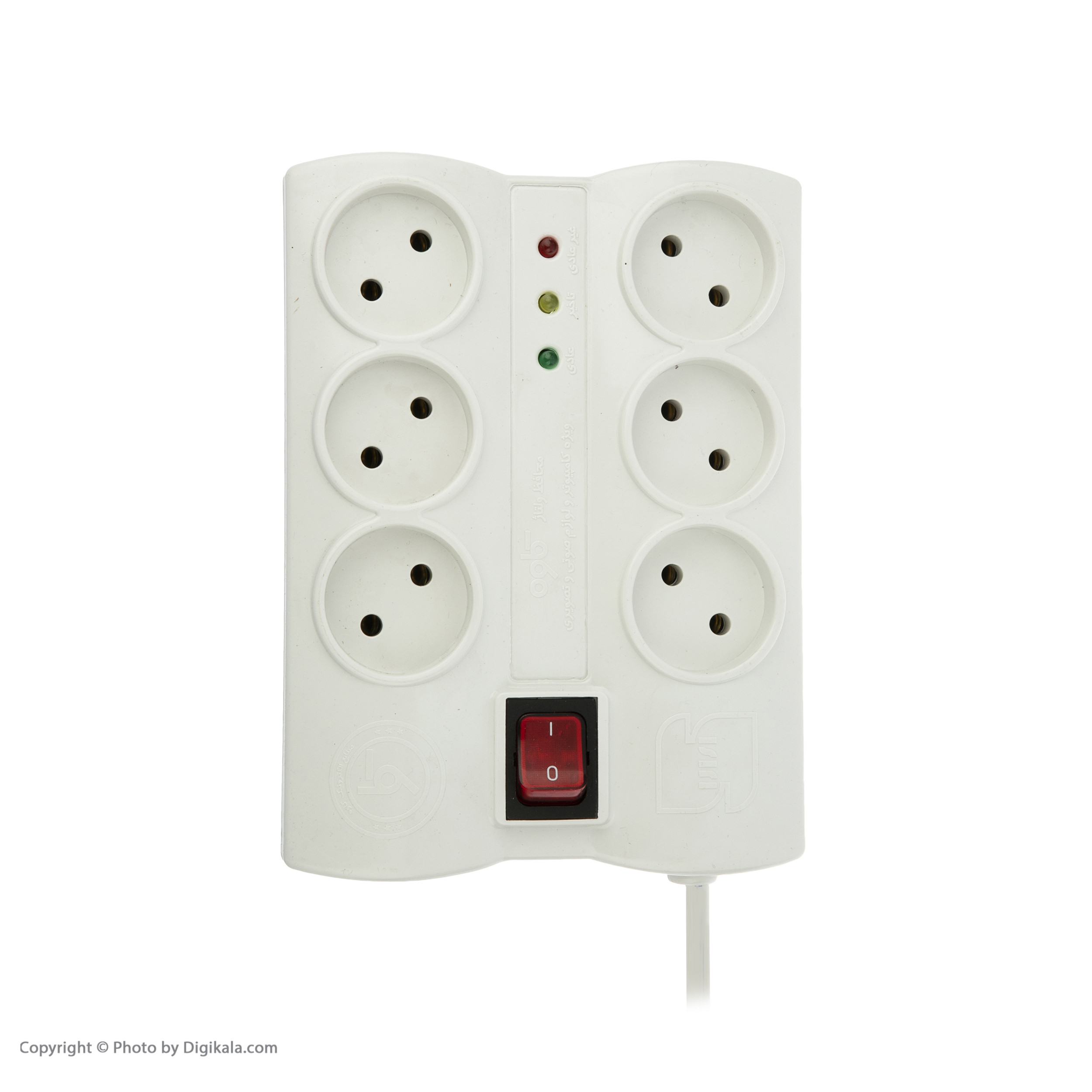 چندراهی برق و محافظ ولتاژ کاوه مدل KCP26352J چندراهی برق و محافظ ولتاژ کاوه مدل KCP26352J