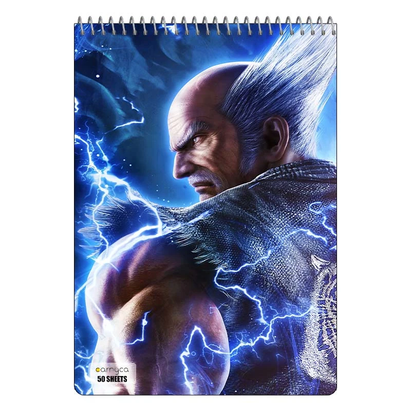 دفتر نقاشی 50 برگ سیمی کارنیکا طرح تیکن Tekken کد 64474