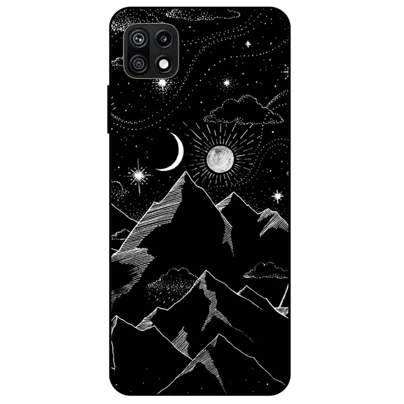 کاور مگافون طرح کوه مدل 8078 مناسب برای گوشی موبایل سامسونگ Galaxy F42