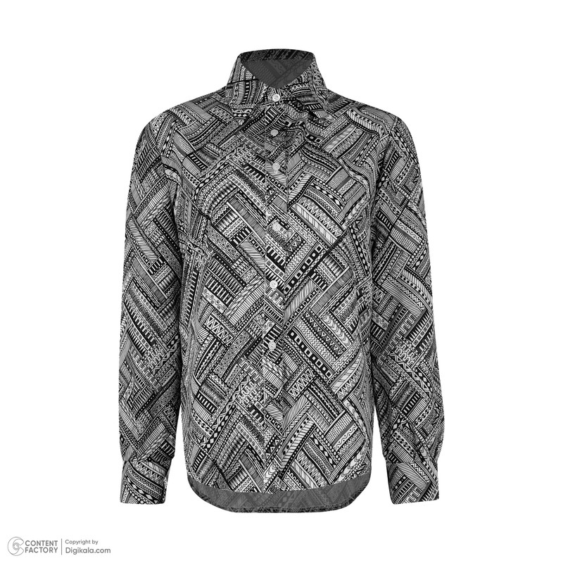 شومیز آستین بلند زنانه مدل شطرنج کد blbsh101