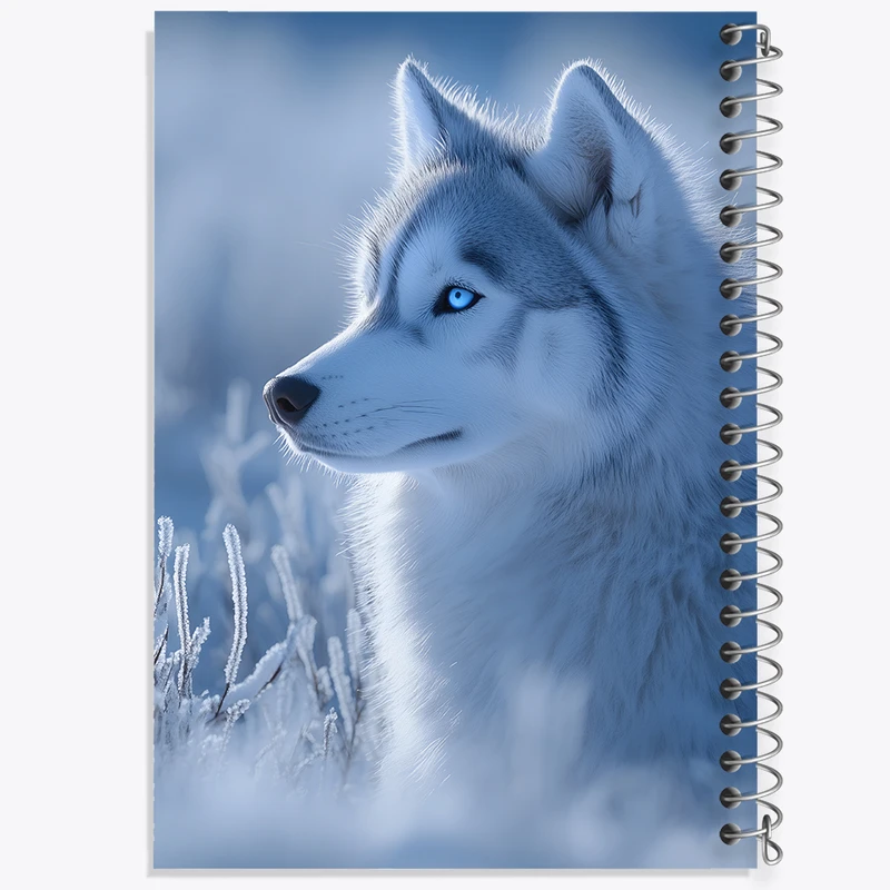 دفتر نقاشی 50 برگ خندالو طرح سگ هاسکی کد F5316