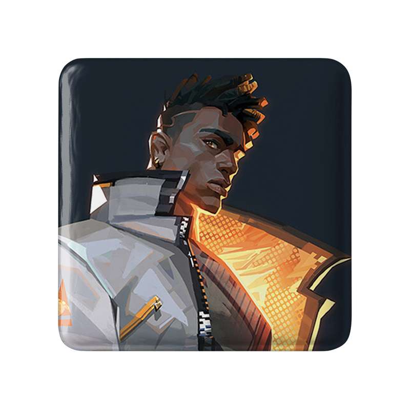 مگنت خندالو طرح بازی ولورانت (Valorant) مدل مربعی کد 33121