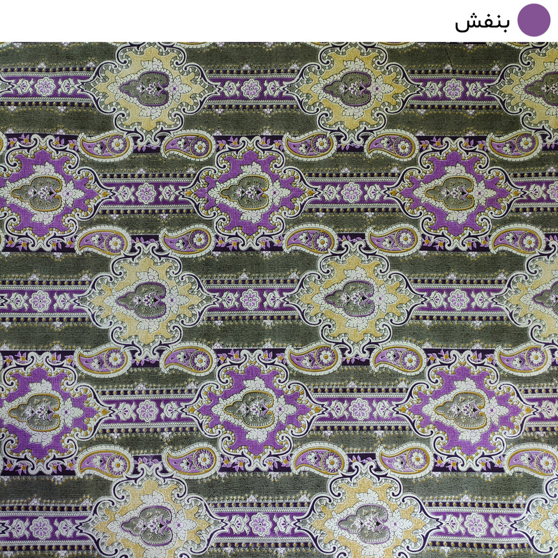 لحاف کرسی سندس مدل ترمه کد F805 سایز 350x350 سانتی متر