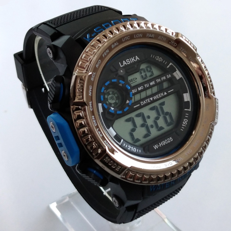 ساعت مچی دیجیتال پسرانه مدل قاب استیل کد 3