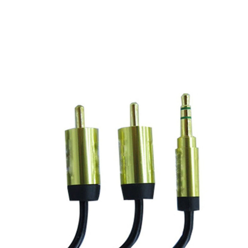 کابل تبدیل 1 به 2 جک 3.5 میلی متری به RCA فرانت مدل FRN-S1-2-630 طول 1.5متر 