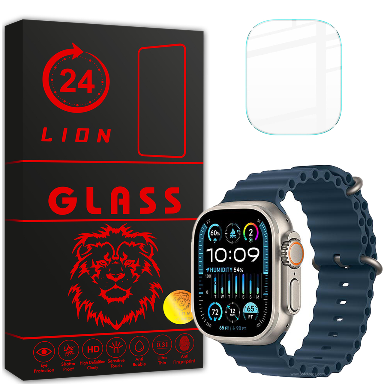 محافظ صفحه نمایش لاین مدل RB007 مناسب برای اپل واچ Ultra 2