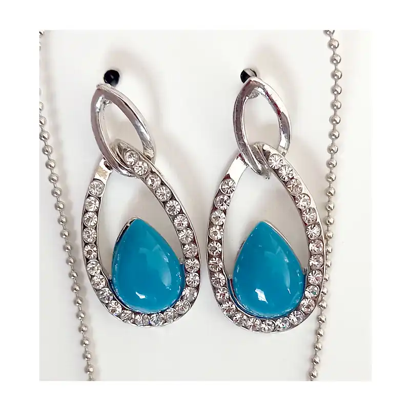 نیم ست زنانه مدل چشم کد BLE-2