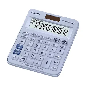 ماشین حساب کاسیو مدل  MJ-120D PLUS BL/PK