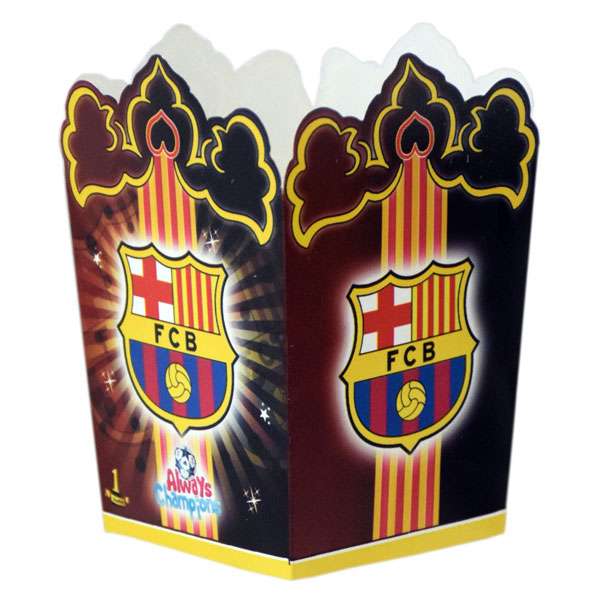  ظرف پاپ کورن مدل بارسلونا بسته 18 عددی 