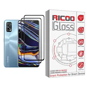 Ricoo Ricoo Glass MIX002 Screen Protector For Realme 7 Pro Pack Of 2
