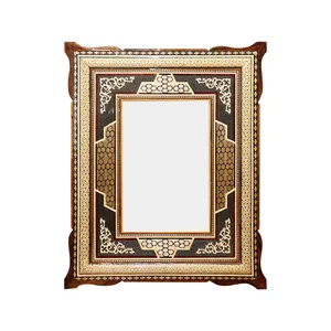 قاب عکس خاتم کاری چوبی صنایع دستی فاخر کد 53p45in2819-e102-A4