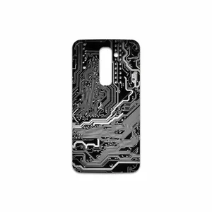 MAHOOT Black Printed Circuit Board Cover Sticker for LG G2