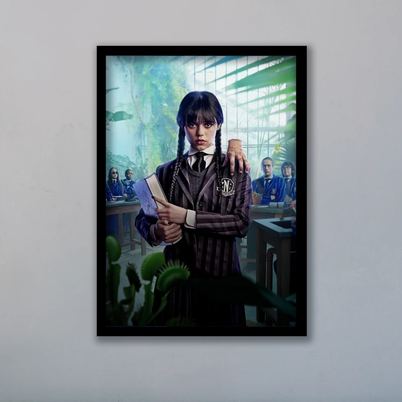تابلو مدل ونزدی آدامز Wednesday Addams کد LAG1052