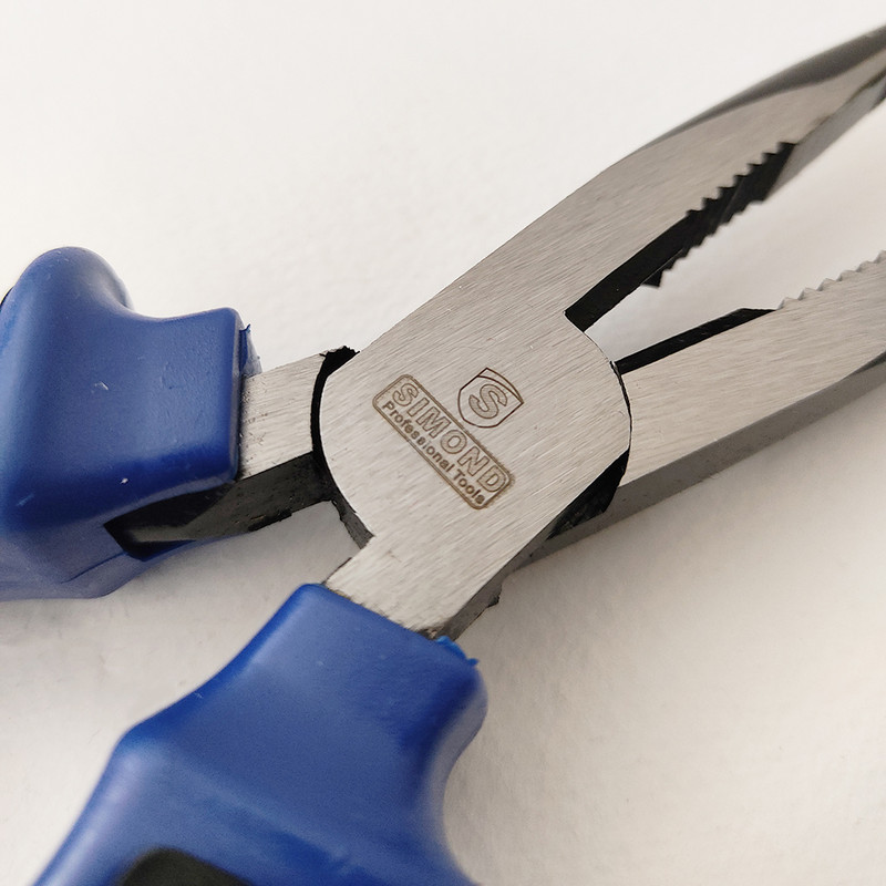 انبر دم باریک سیموند مدل S200 سایز 8 اینچ انبر دم باریک سیموند مدل S200 سایز 8 اینچ