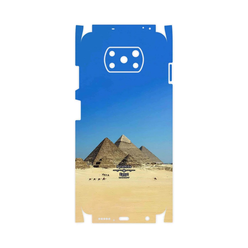 برچسب پوششی ماهوت مدل Pyramids of Egypt-FullSkin مناسب برای گوشی موبایل شیائومی Poco X3 Pro