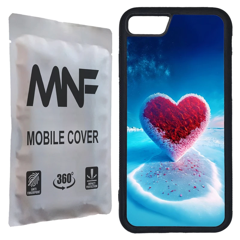 کاور ام ان اف طرح قلب یخی کد P-041 مناسب برای گوشی موبایل اپل iPhone SE 2020 / SE 2022