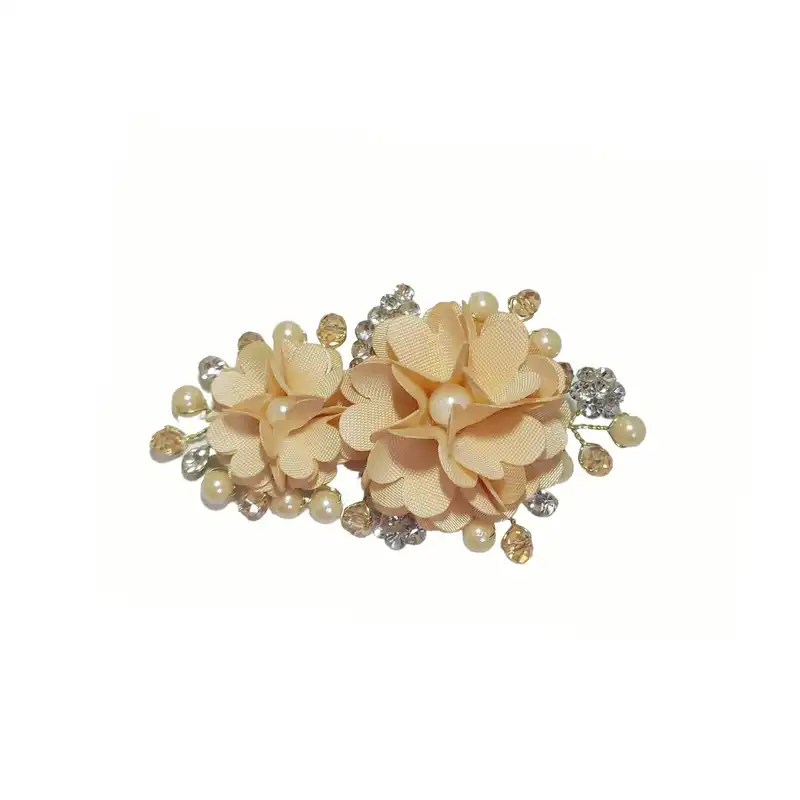 گیره مو زنانه مدل گل مجلسی