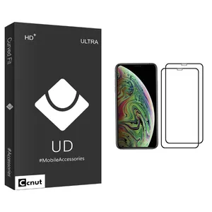 Coconut UD Black Screen Protector For Apple iPhone XS Pack Of 2