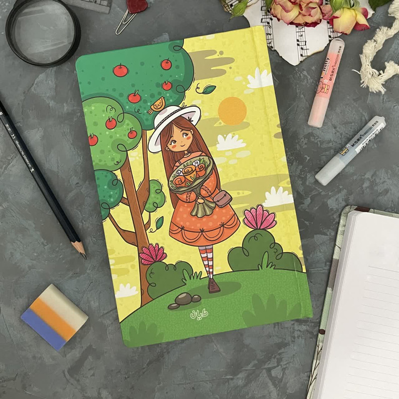 دفتر یادداشت ۱۲۰ برگ دایان مدل اروپایی طرح امیلی 4